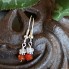 Fertility Earrings in Carnelian and Quartz Fertility Earrings in Carnelian and Quartz
